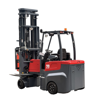 China factory Very Narrow Aisle 48V/ 900ah battery Full Ac System 2ton electric articulated forklift truck